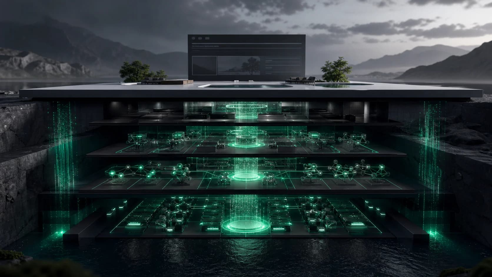 Search architecture, content signals and technical health converging in an emerald discovery system